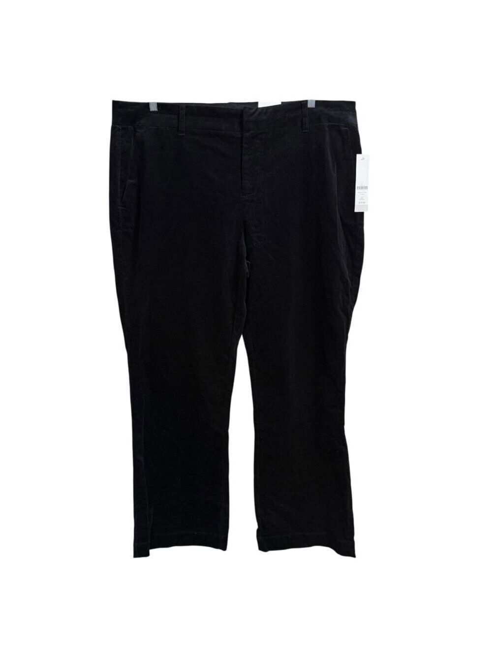Coldwater Creek Natural Fit Corduroy Trousers Size‎ 22 NWT Bootcut Black